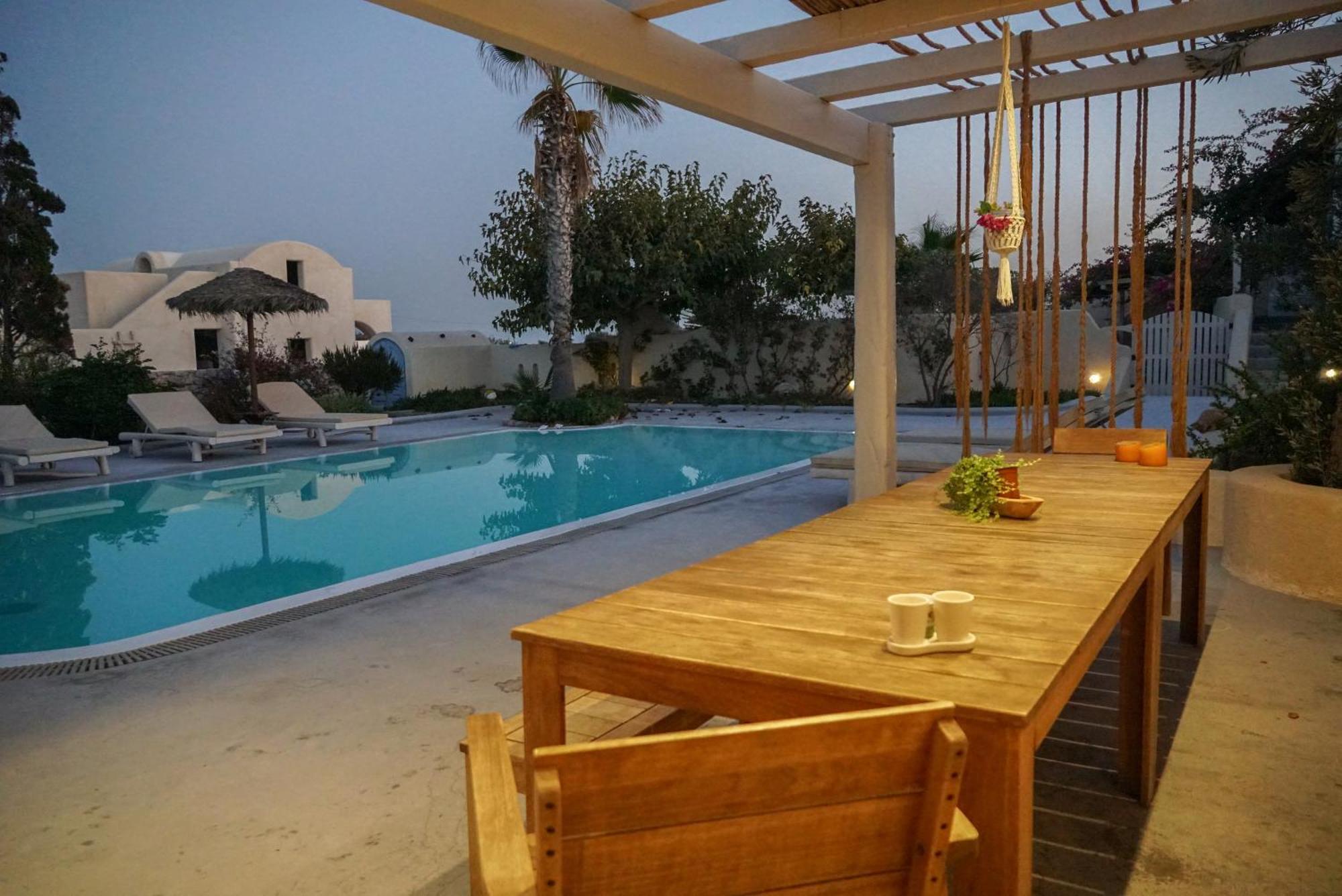 Theros Houses Santorini Kamári Buitenkant foto