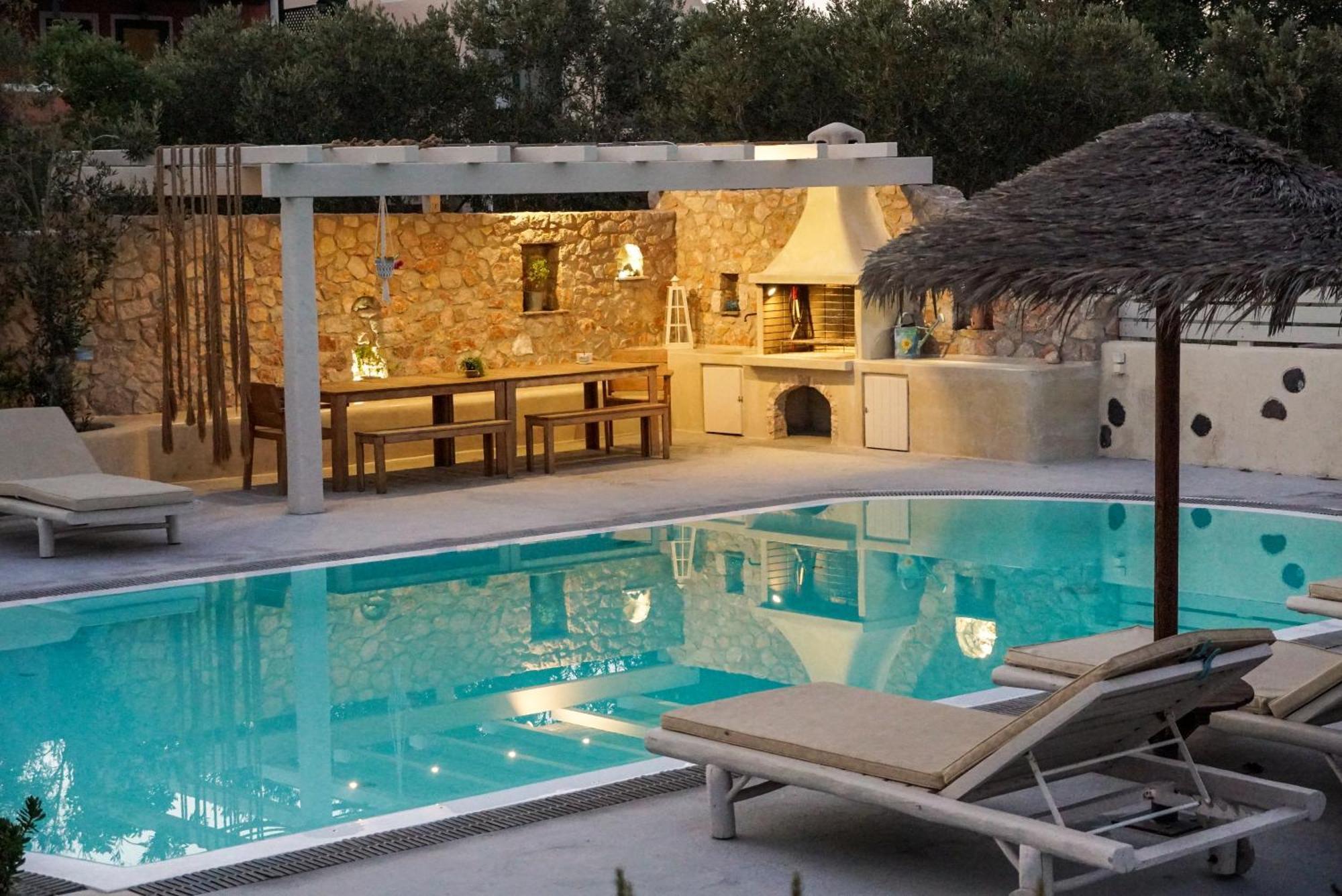 Theros Houses Santorini Kamári Buitenkant foto