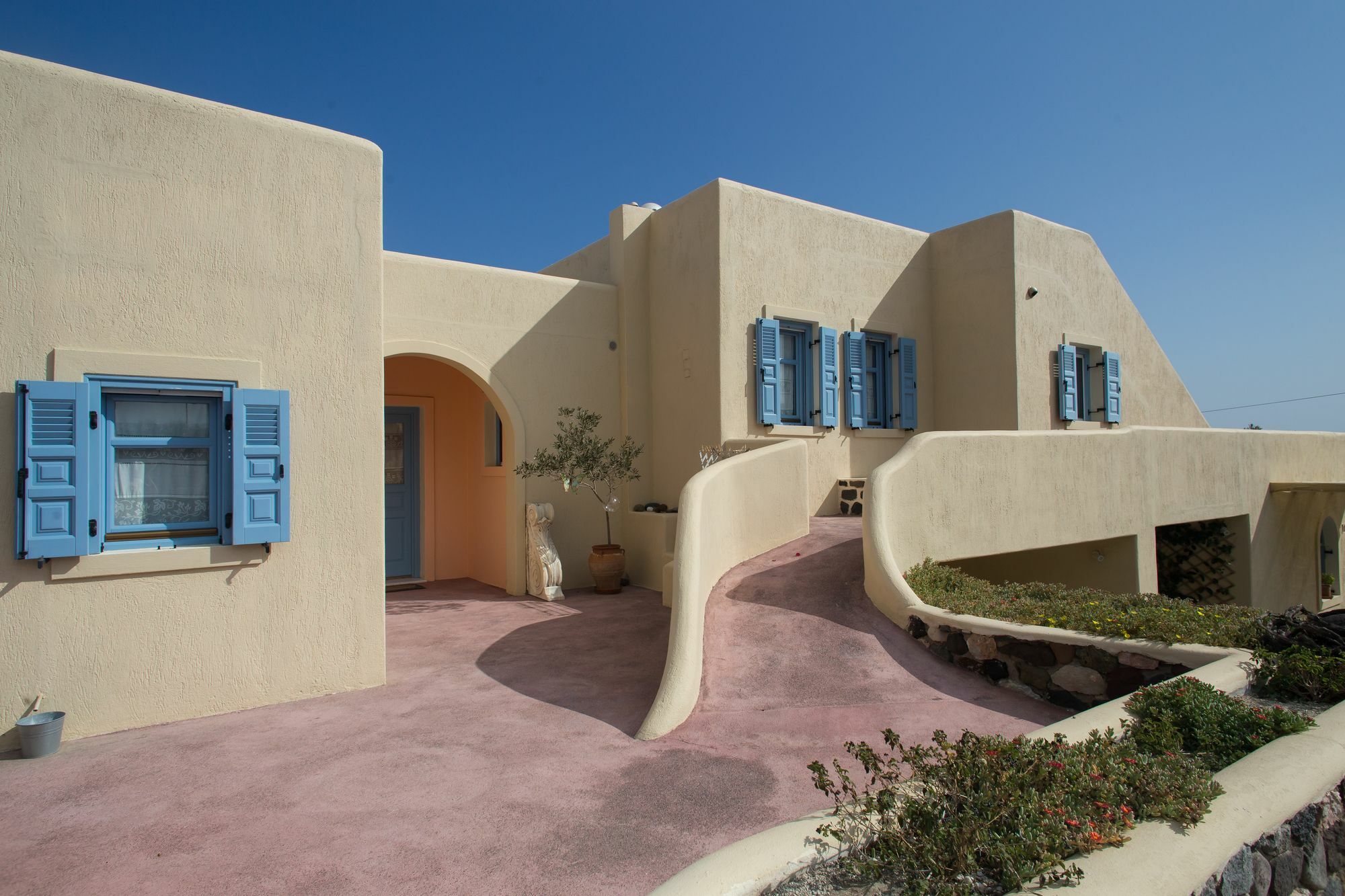 Theros Houses Santorini Kamári Buitenkant foto